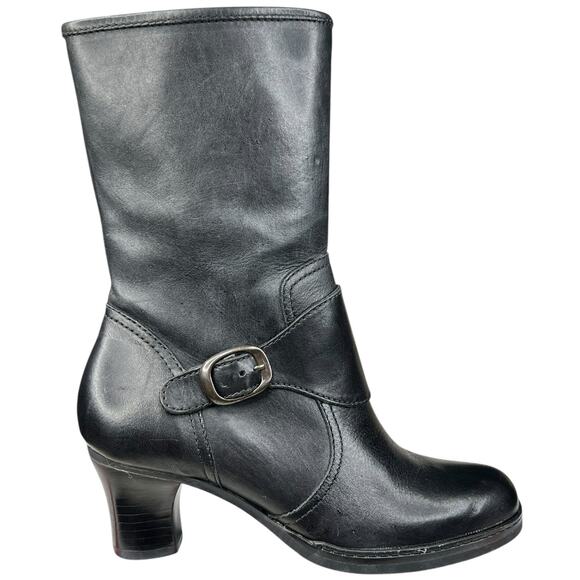 Matisse Women’s Black Leather Moto Ankle Boots Size US 6.5 - Picture 1 of 12